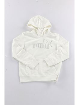 Felpa Puma 693853 da bambina white.