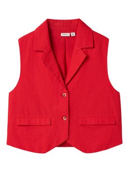 Gilet Name.it 13240163 da bambina rosso