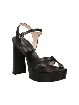 Sandalo Nero Giardini E410211D NAPPA da donna nero.