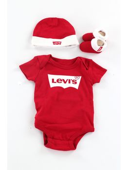 Tutina Levi's LL0019 da neonato rosso.