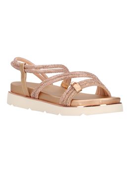 Sandalo Patrizia Pepe PPJ401 da bambina champagne.
