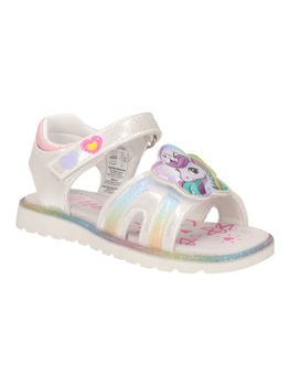Sandalo Fumetto S8010229S UNICORNO da bambina bianco.