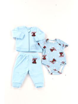 Set Guess H6RW02 KA6W4 da bambino azzurro.
