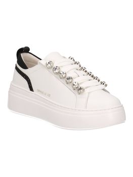 Sneakers Emanuelle Vee 461P 901 13 P003 bianca+nera.