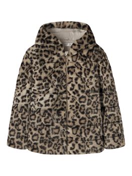 Giubbotto Name.it 13241680 da bambina leopard.