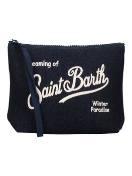 Pochette Mc2 Saint Barth ALI0031 02715 unisex dark denim.