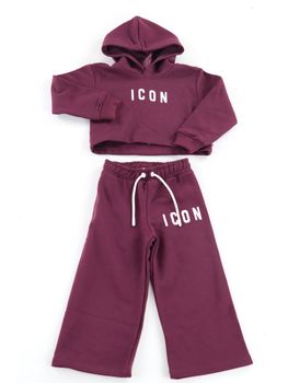 Tuta Icon INGFS001482 da bambina wine.