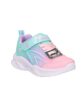 Sneakers Skechers 303713L da bambina rosa+celeste.
