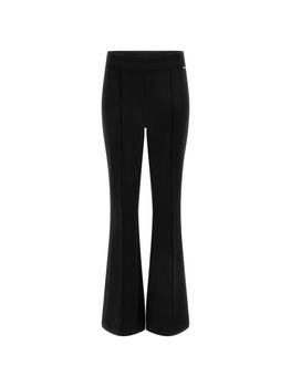 Pantaloni Guess W4YB01 KCBO2 da donna nero.