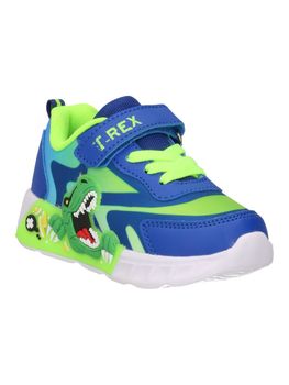 Sneakers Fumetto S8020202T T-Rex da bambino blu.