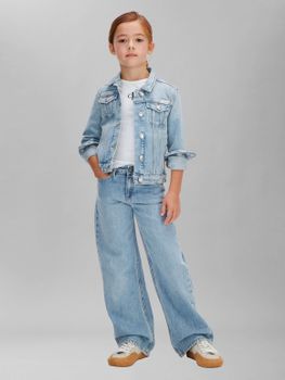 Jeans Calvin Klein LVCKSJC02G da bambina denim chiaro.