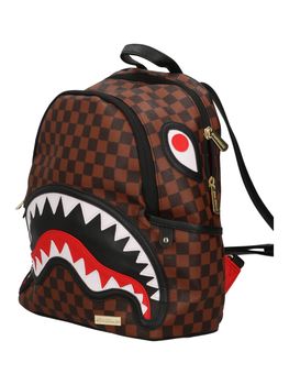 Zaino SPRAYGROUND Edizione Limitata AI Wonderland, Nero E Oro, In PVC, Con Scomparto Laptop