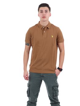 Polo U.S Polo 197036 0000147 da uomo cammello.