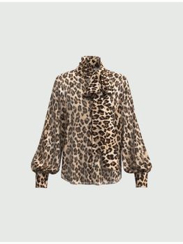 Camicia Emme Marella BALANCE 001 da donna leopardata.