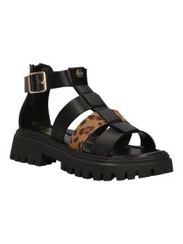 Sandalo Cult T-611 da bambina nero+beige.