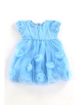 Vestito Liu Jo KA6110J9239 da bambina blu.