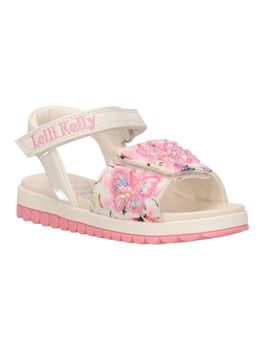 Sandalo Lelli Kelly LKCD5501 da bambina bianca fantasia.