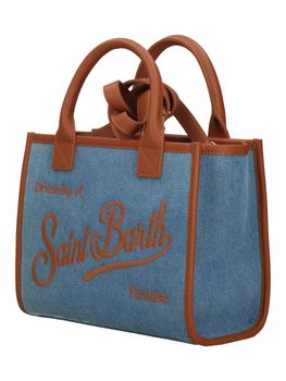Borsa MC2 Saint Barth VANMD001 01515L da donna denim+marrone.