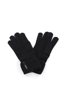 Guanti Guess AM9333 POL02 da uomo nero.