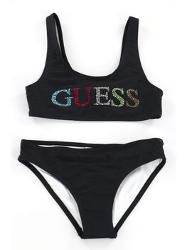 Costume Guess J6GZ28 KCA60 da bambina nero.