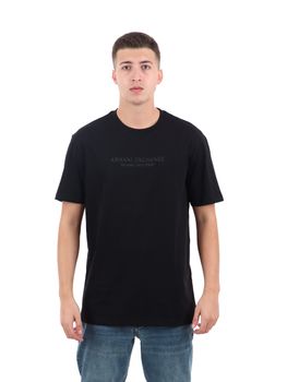 T-shirt Armani Exchange XM001280 AF10361 da uomo nera.