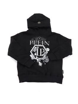 Felpa Philipp Plein F6PHJBHS122 da ragazzo nera.