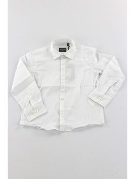 Camicia Dan John CMD5103J da bambino bianca.