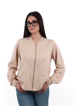 Felpa Liu Jo TA5190J5942 da donna beige.