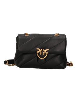 Borsa Pinko 107617 A0F2 da donna nera+oro.