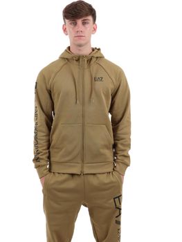 Felpa EA7 7M001047 AF10377 da uomo bronze.