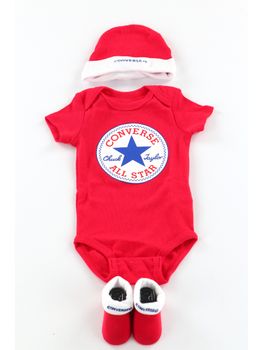 Set Converse LC0028 F97 per neonati rosso.
