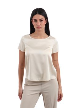 Blusa Rinascimento CFC0127880003 da donna beige.
