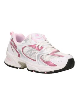 Sneakers New Balance GR530KA da donna bianca e fuxia.