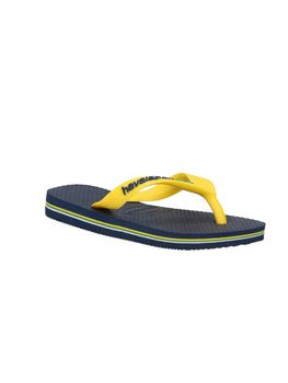 Ciabatta Havaianas 4110850 3587 BRASIL LOGO da bambino uomo blu.