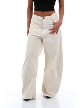 Pantaloni Pinko 107196 A3HF da donna beige.