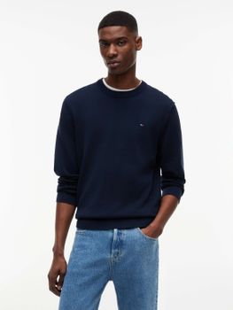 Maglione Tommy Jeans DM0DM22853 da uomo dark navy.