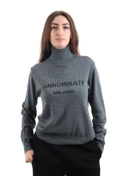 Maglione Hinnominate HMABW02156 da donna grigio melange.