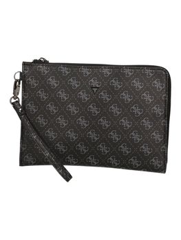 Pochette Guess PMBALO P5235 da uomo dark black.