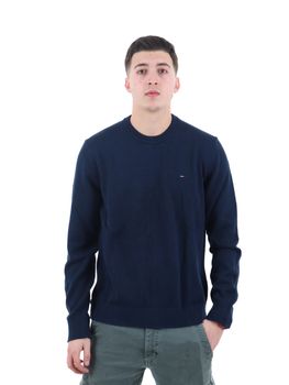 Maglione Tommy Jeans DM0DM21787 da uomo navy.