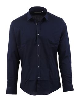 Camicia Daniele Alessandrini C1657R13244 23 da uomo blu.