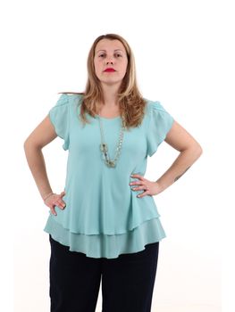 Blusa Lizalù F551XBFCLIDER da donna smeraldo.