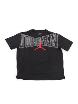 T-shirt Jordan 95G084 da bambino nera.