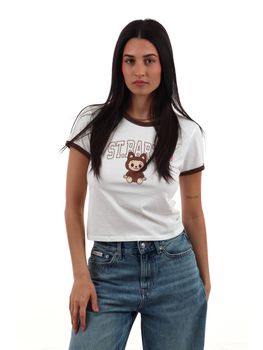 T-shirt MC2 Saint Barth EMI0003 09068L da donna bianca.
