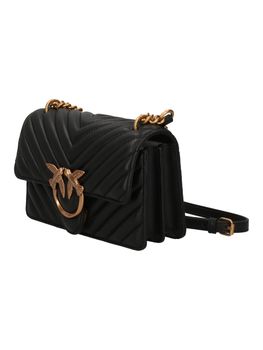 Borsa Pinko 100074 A0GK da donna nera+oro.