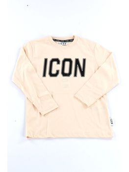 T-shirt Icon IBKL001536 da uomo crema.