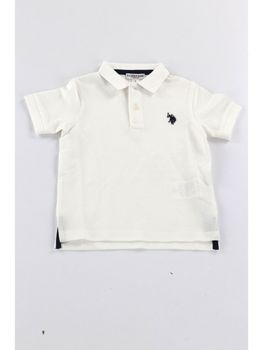 Polo U.S Polo ASSN 597001 0000147 da bambino bianca.