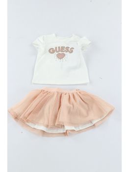Set Guess K5RG06 K6YW0 da bambina bianca.