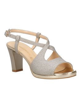 Scarpa con il tacco Valleverde 28348 da donna gold.