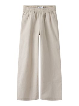 Pantalone Name.it FALINNEN WIDE PANT 13227397 da bambina grigio.