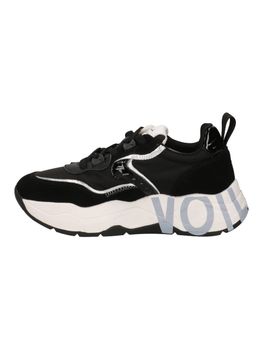 Sneaker Voile Blanche 1A03 da donna nera e silver.